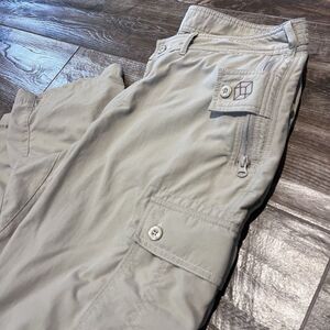 Clothing Arts P Cubed Pick Pocket Proof Pants Mens 34x30 Kacki Convertible Cargo